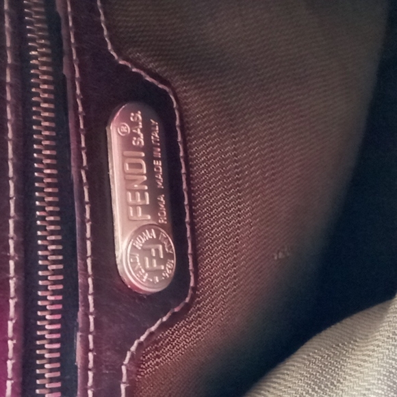 AUTHENTIC Vintage FENDI Zucca Handbag - Picture 12 of 16